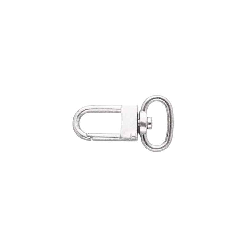 METAL SNAP HOOK 16 MM  MILAN NICKEL 100 PCS