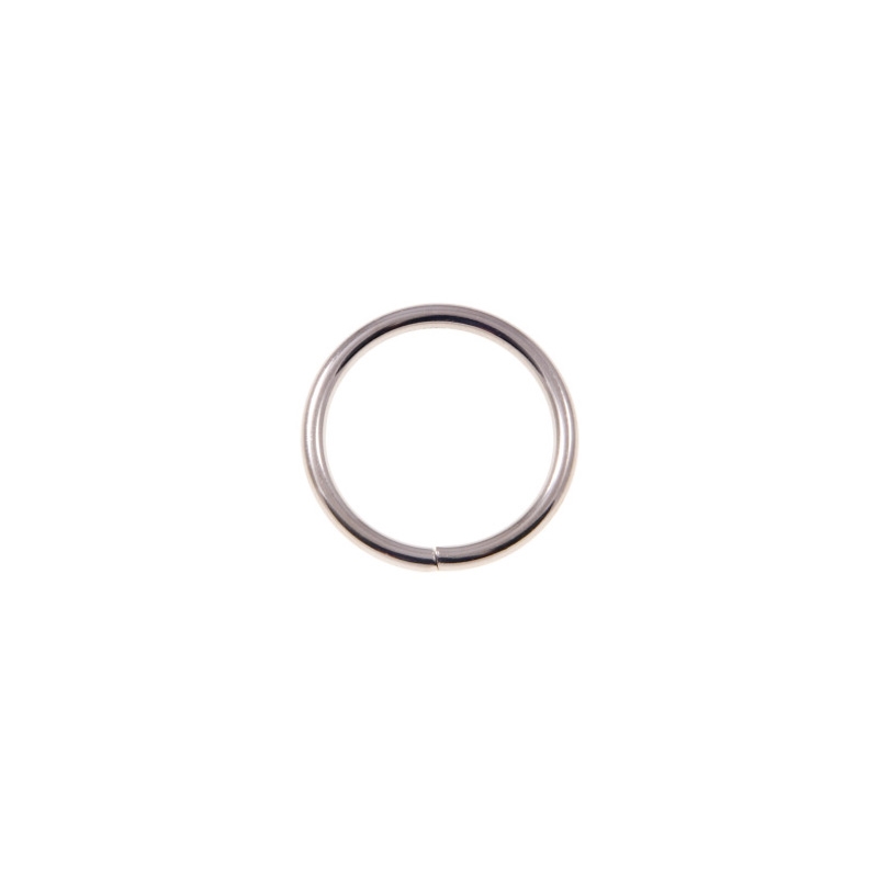 METAL RING 25/3 MM   NICKEL WIRE 100 PCS