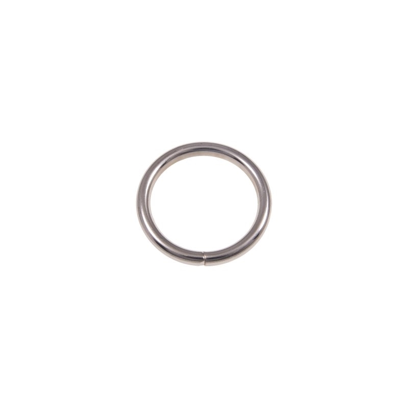 METAL RING 25/4 MM NICKEL WIRE 100    PCS