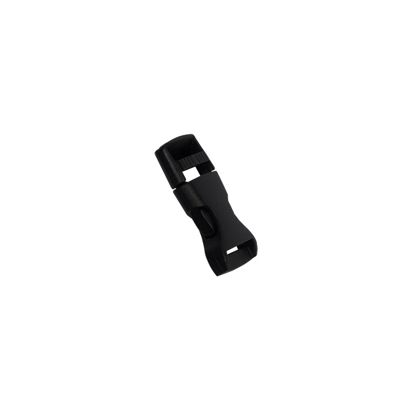 Plastic buckle 15 mm halszka black 100  pcs