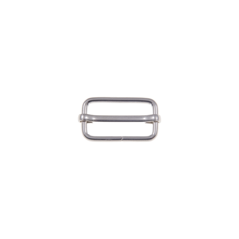 METAL SLIDE BUCKLE 25/13/2,5 MM NICKEL WIRE 100 PCS