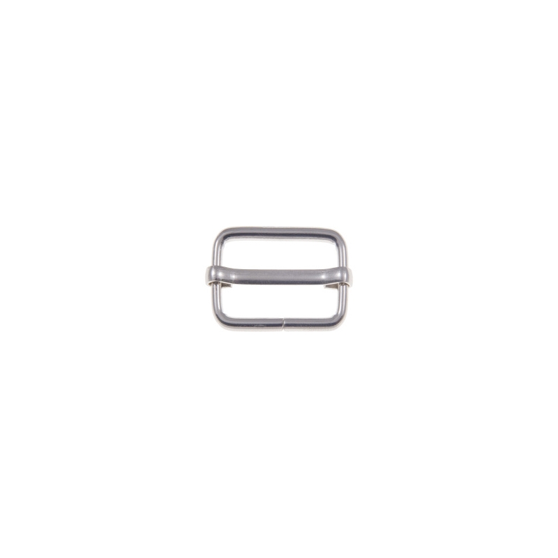 METAL SLIDE BUCKLE 20/13/2,5 MM NICKEL WIRE 100 PCS