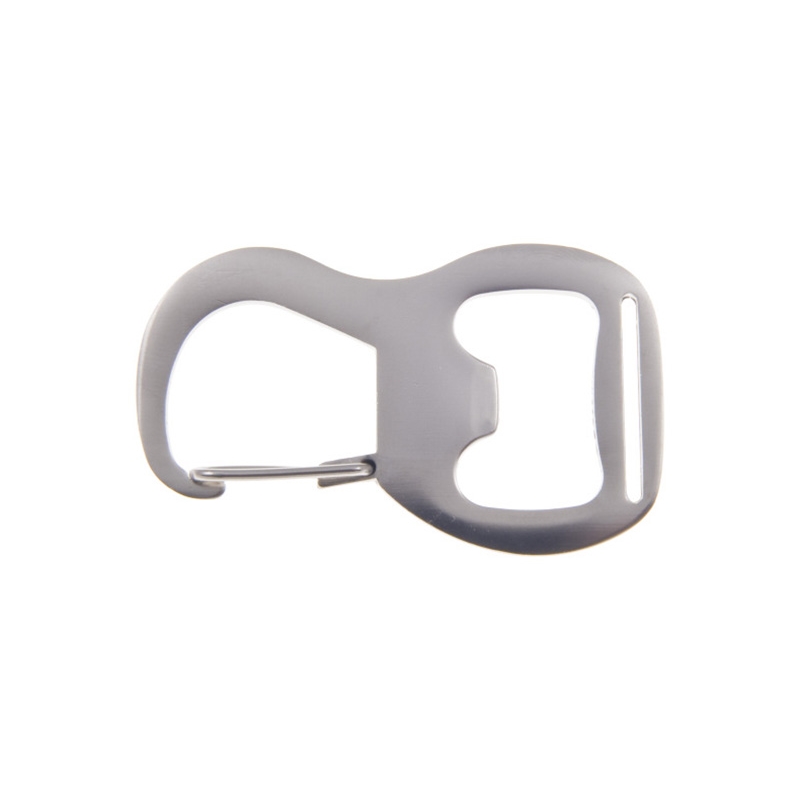 METAL SNAP HOOK WITH OPENER 24 MM MATT NICKEL 1 PCS