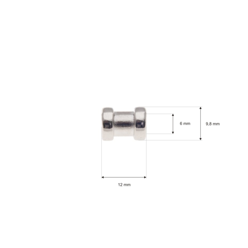 Stopka do teczki 6/10 mm (02) nikiel