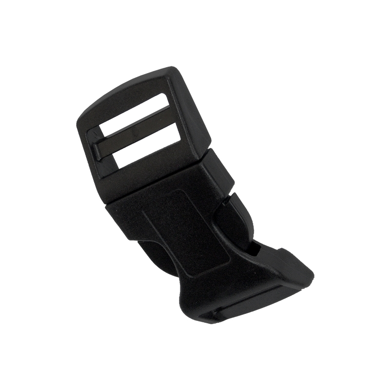 Plastic buckle 25 mm saba black 100 pcs