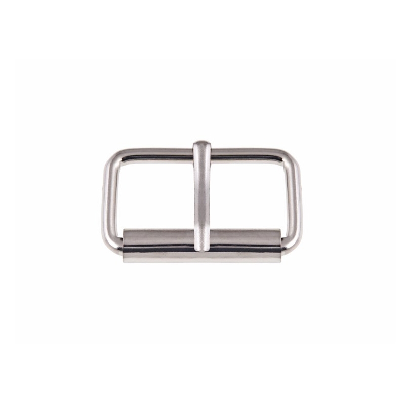 METAL ROLLER BUCKLE SINGLE 40/20/4 MM NICKEL WIRE  100 PCS