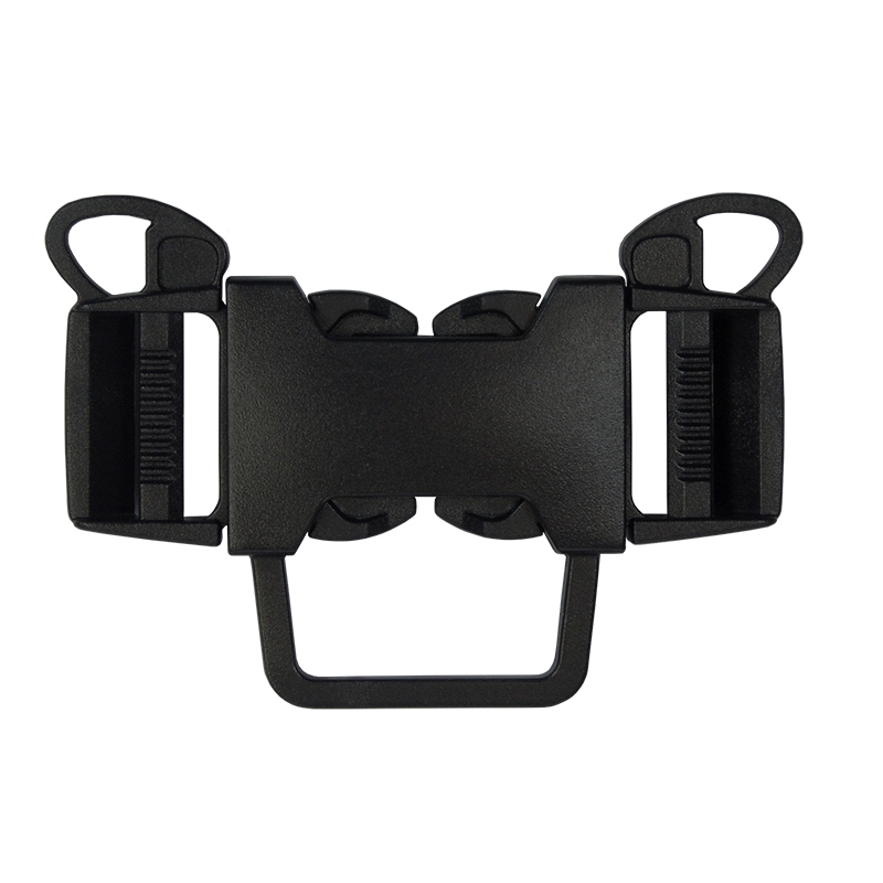 PLASTIC BUCKLE DOUBLE 26 MM 5-WAY TEKLA&nbsp3     BLACK 1   PCS