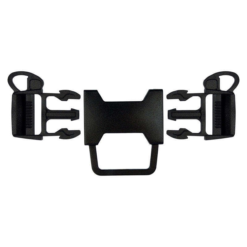 PLASTIC BUCKLE DOUBLE 26 MM 5-WAY TEKLA&nbsp3     BLACK 1   PCS