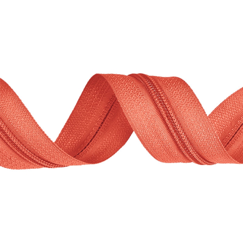 NYLON ZIPPER TAPE 5 (136)&nbspORANGE 200 MB