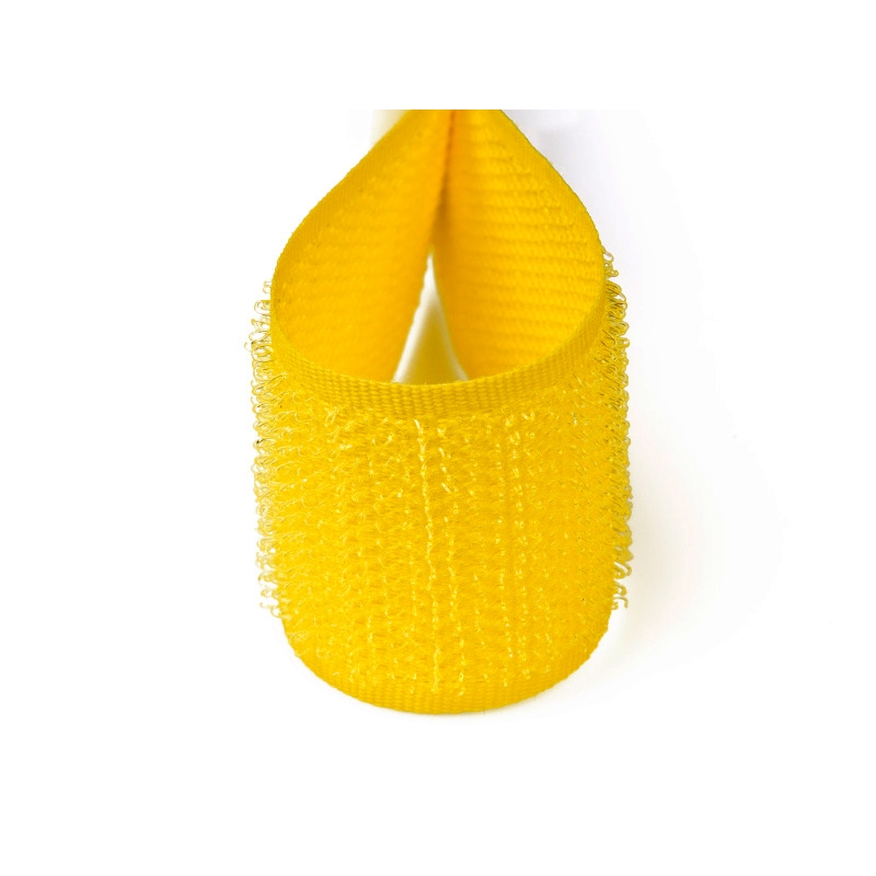 Hook and loop tape  yellow 506 polyester/nylon hook 25 mb