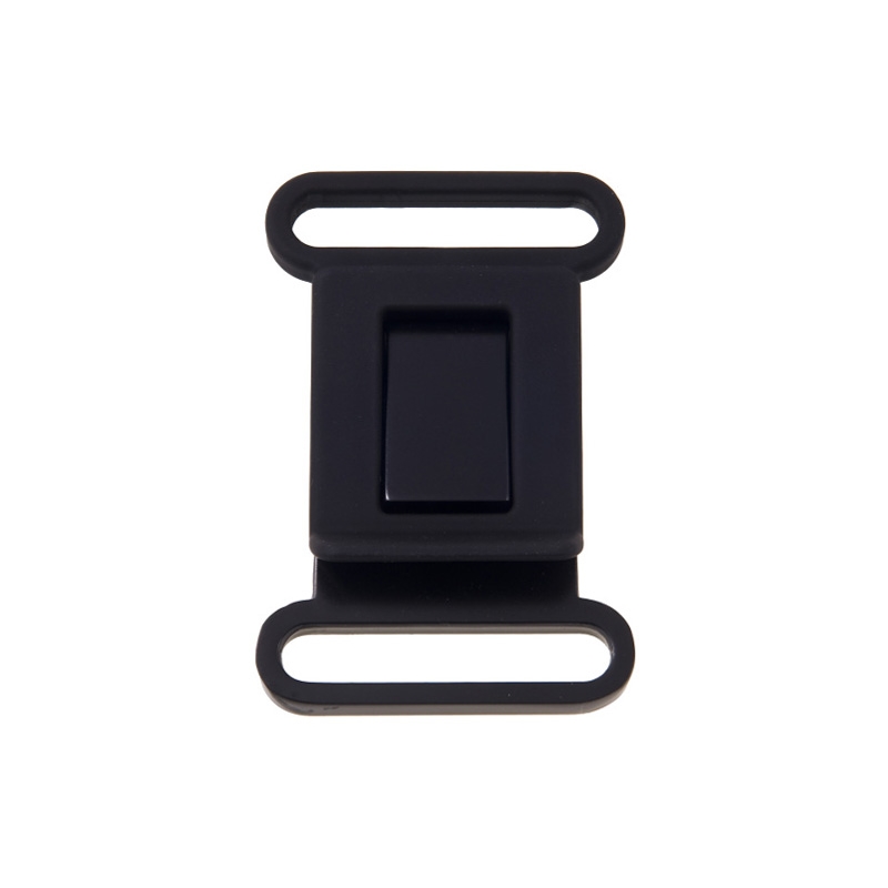 Metal buckle 42 mm matt black 1 pcs