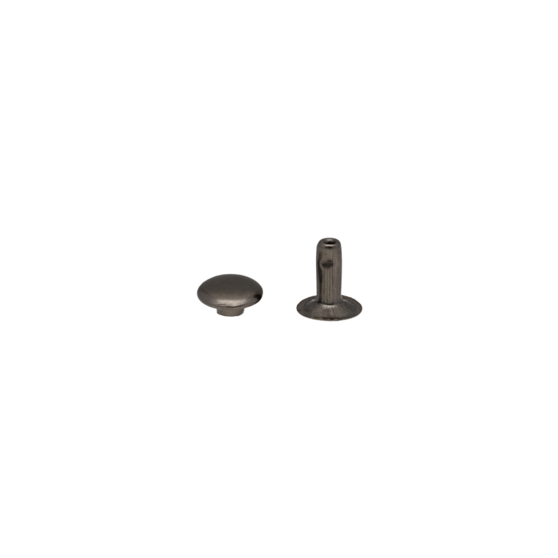 METAL  RIVET ONE-SIDED 8/3/9 MM BLACK NICKEL