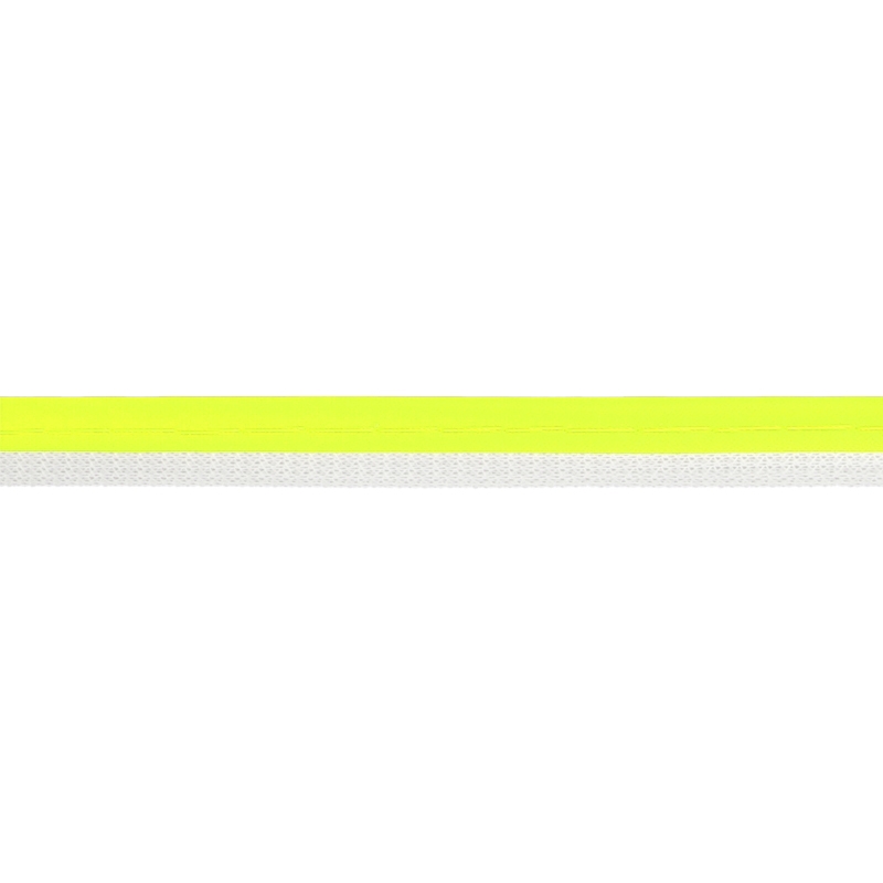 Reflective piping tape yellow-white 100 mb