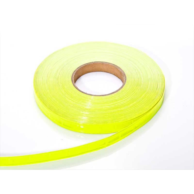 Reflective webbing tape 25 mm yellow 50 mb