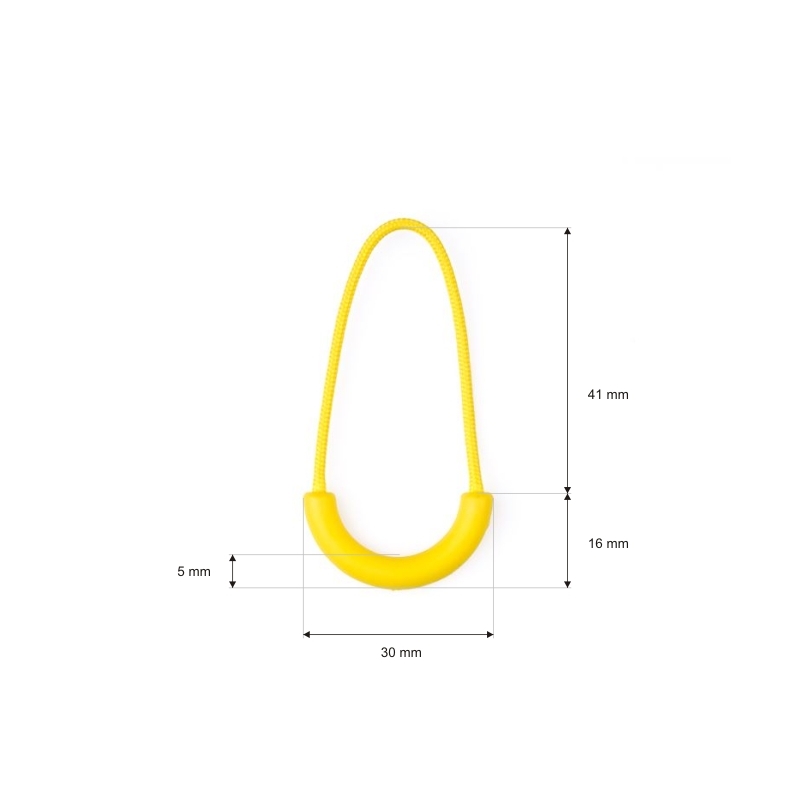Zawieszka / Przywieszka do suwaka 0217 (611) żółta