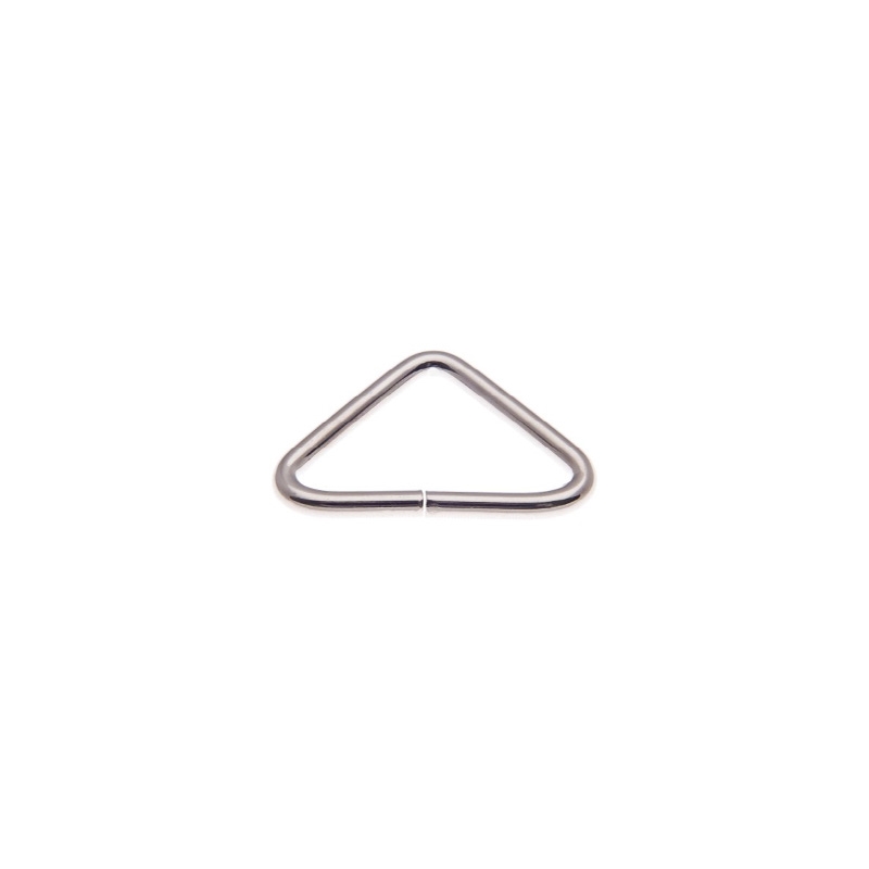 METAL TRIANGLE 30/17/3  MM NICKEL WIRE 100 PCS