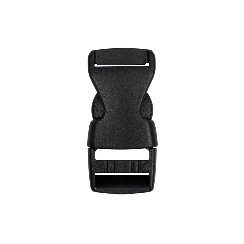 Plastic buckle 25 mm halszka black 100  pcs