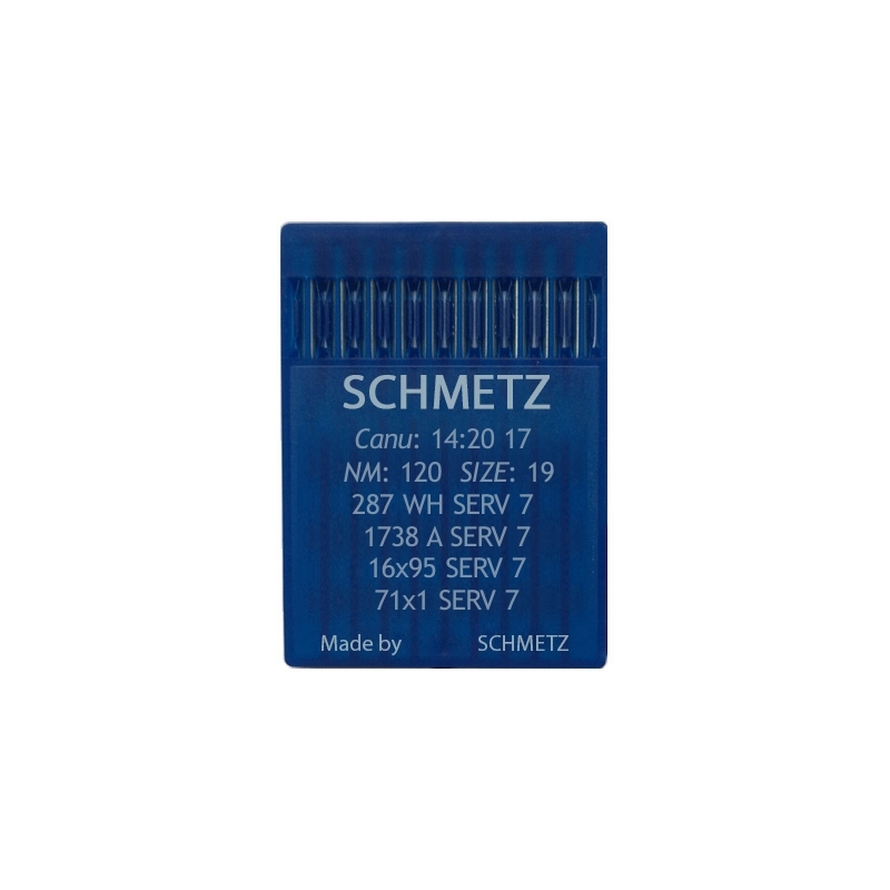 ИГЛА ШВЕЙНАЯ ДЛЯ МАШИН ПРОМЫШЛЕННЫХ ГОЛОВКИ SCHMETZ 287 WH SERV7 120 100 ШТ.