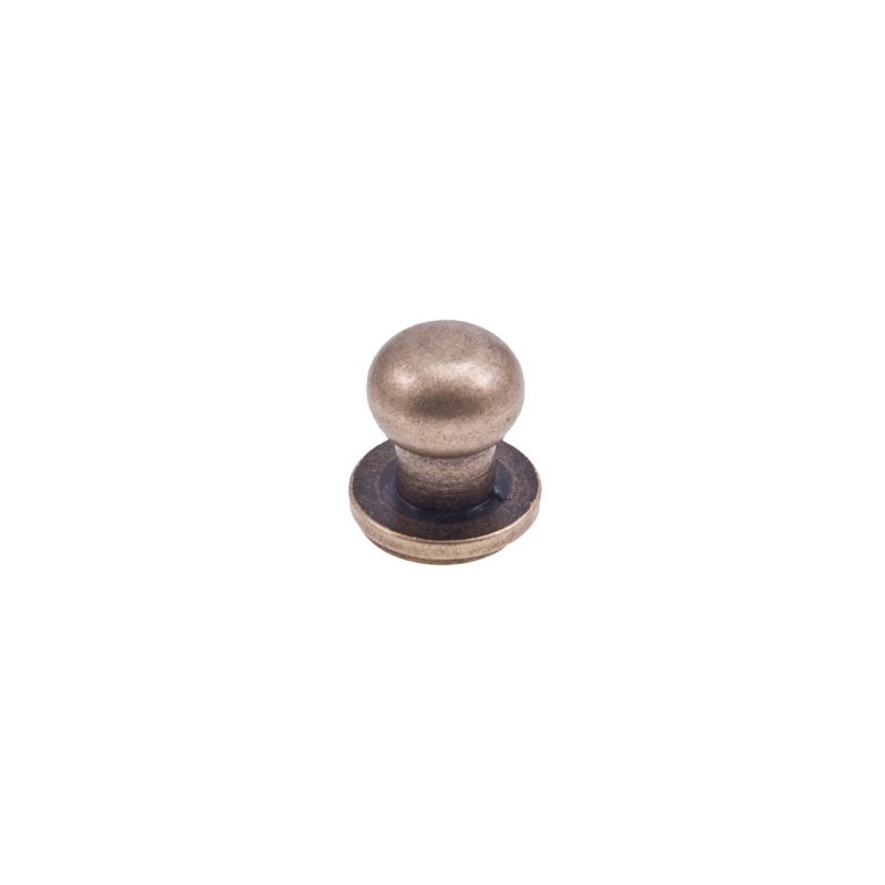 BUTTON  STUD SCREWBACK 8/5/10/10 MM OLD GOLD 100 PCS