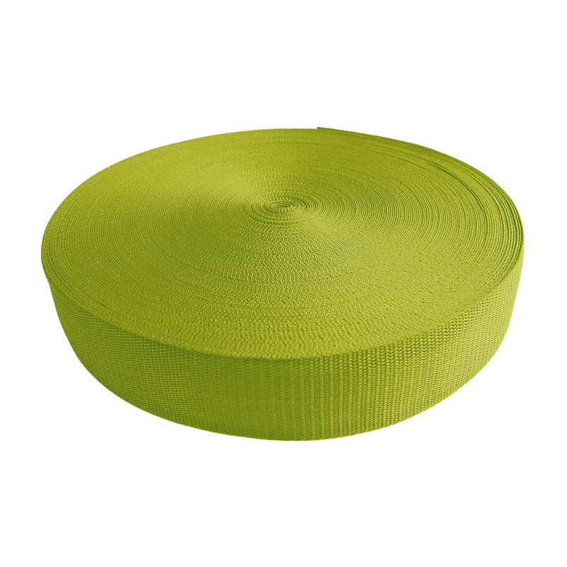 Webbing pp 25 mm / 1,3 mm green 875 50 mb