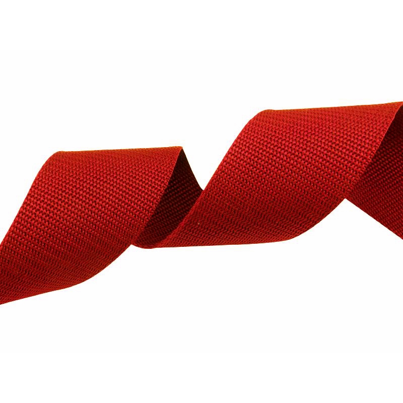 Webbing pp 25 mm / 1,3 mm red 519 50 mb