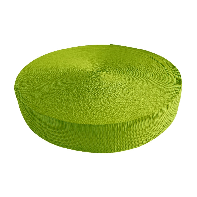 Webbing pp 30 mm / 1,3 mm light green 041 50 mb