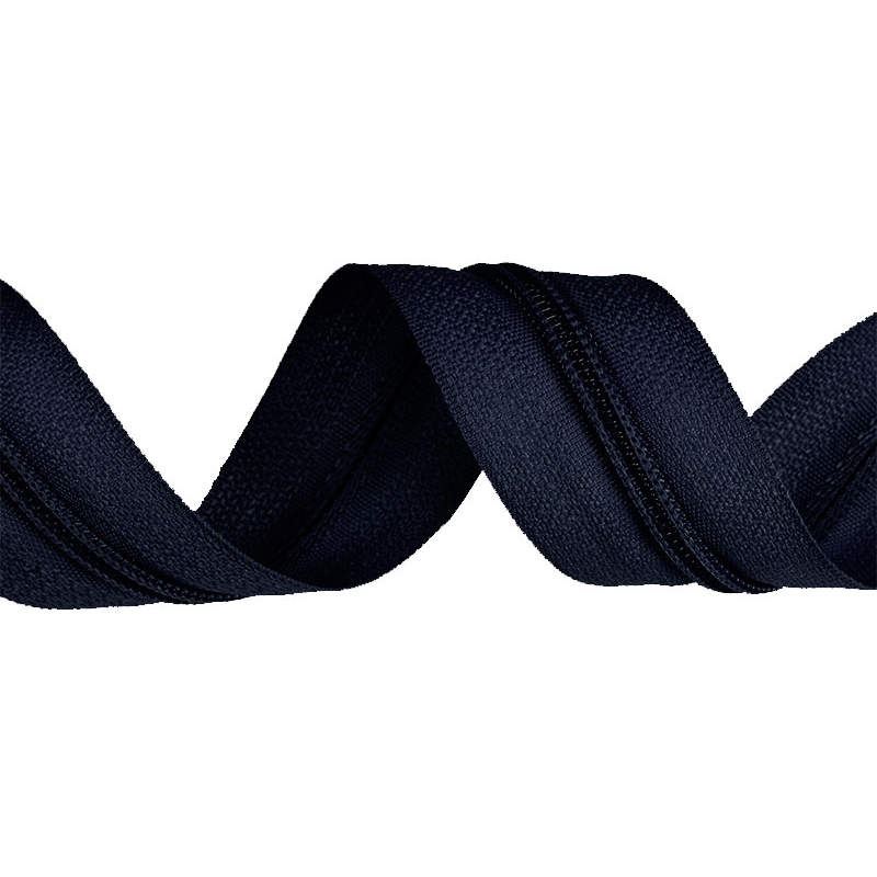 NYLON ZIPPER TAPE WITH CORD 3 (058) NAVY BLUE 200  MB