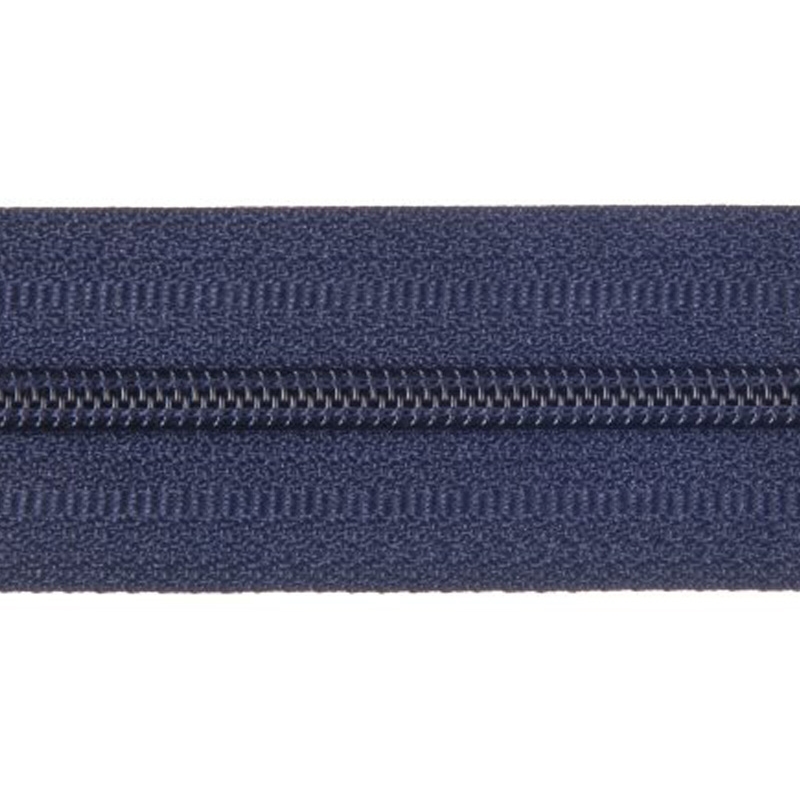 NYLON ZIPPER TAPE WITH CORD 3 (058) NAVY BLUE 200  MB