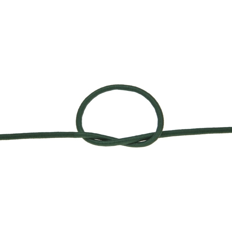 Elastic cord 3 mm green 878 polyester 50 mb