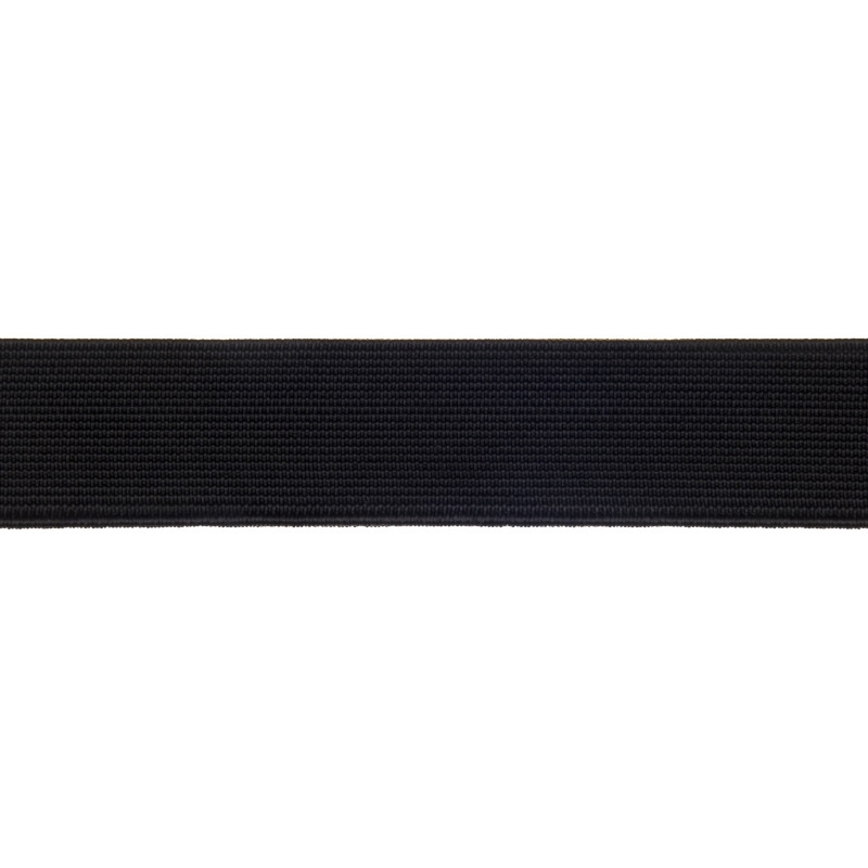 WOVEN ELASTIC TAPE 25 MM (580) BLACK POLYESTER 25 MB