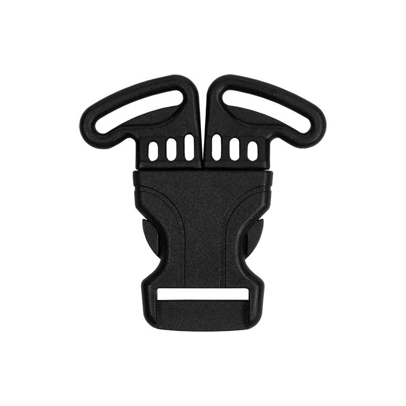 Plastic buckle 25 mm tekla 8 black 100 pcs