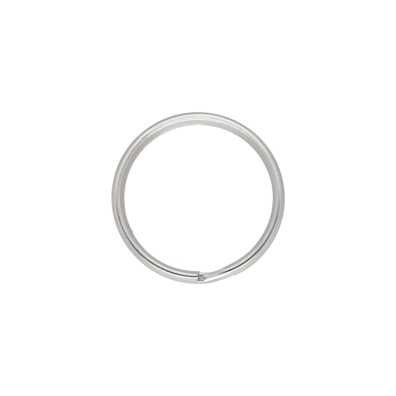 METAL SPLIT RING 30/2 MM  NICKEL 100 PCS