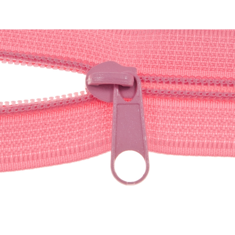 SLIDER FOR NYLON ZIPPER TAPES 5 NON LOCK PINK 500 PCS