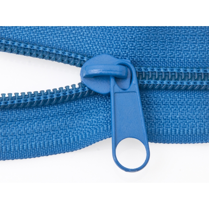 SLIDER FOR NYLON ZIPPER TAPES 5 NON LOCK BLUE 100/500 PCS