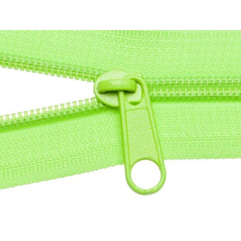 SLIDER FOR NYLON ZIPPER TAPES 5 NON LOCK GREEN 1001 100/500 PCS