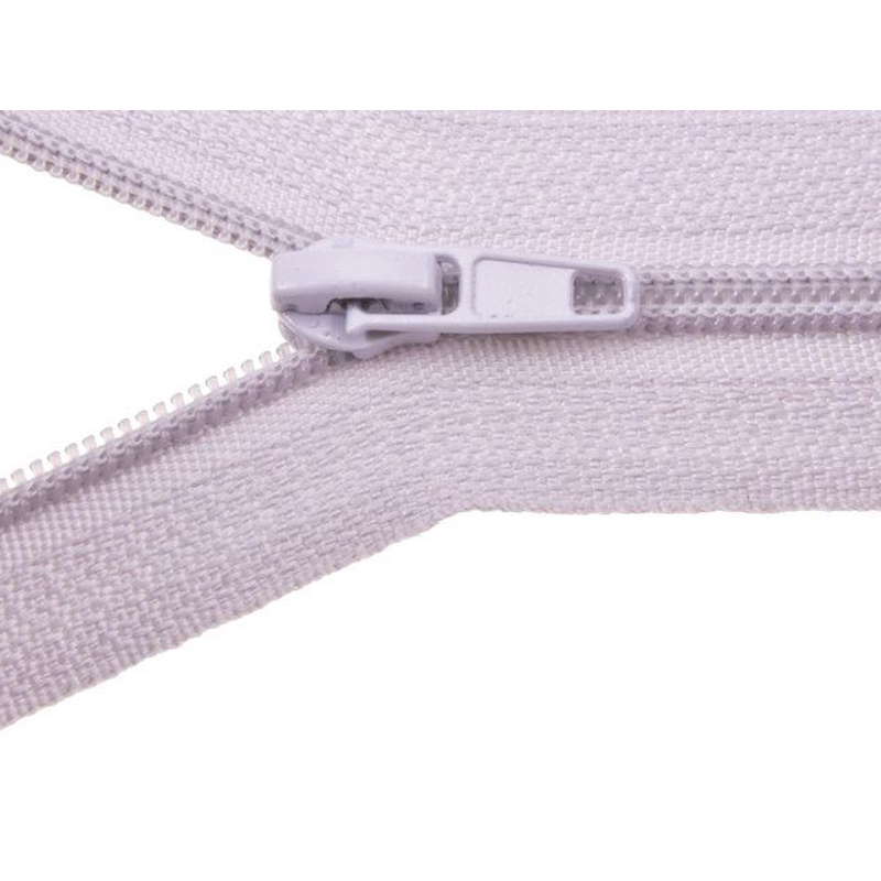 SLIDER FOR NYLON ZIPPER TAPES WITH  CORD 3 AUTO LOCK LIGHT GREY 100/500 PCS