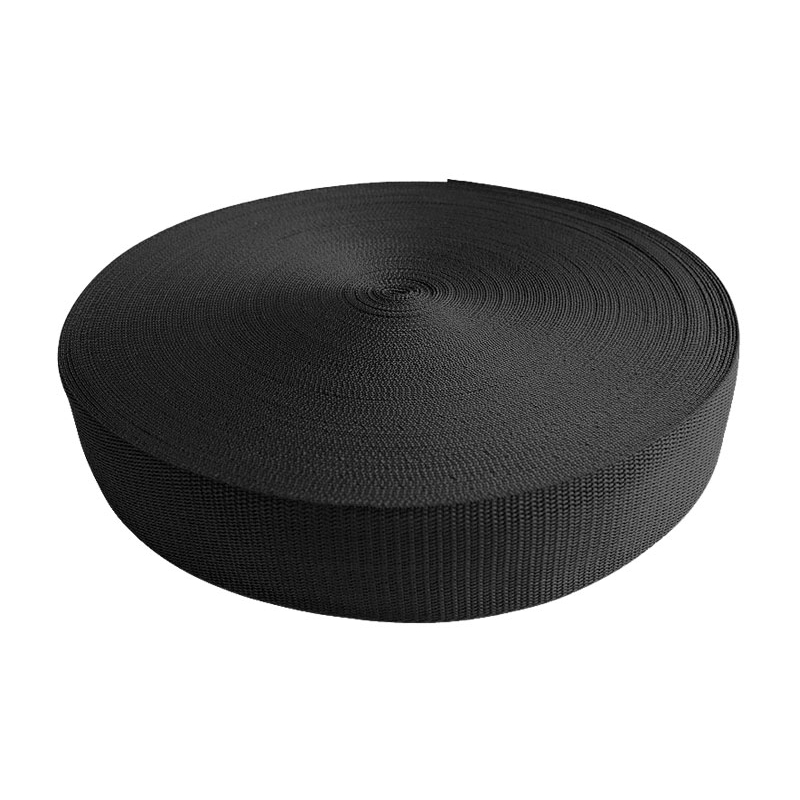 Webbing pp 25 mm / 1,3 mm graphite 301 50 mb