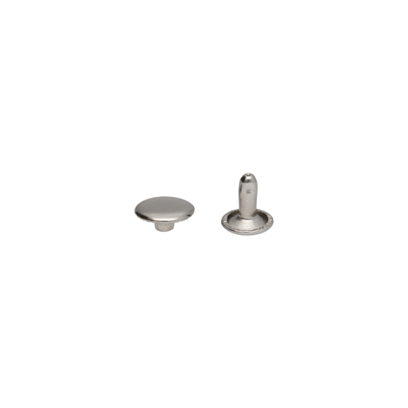 METAL   RIVET TWO-SIDED LUX 10/3/9 MM NICKEL