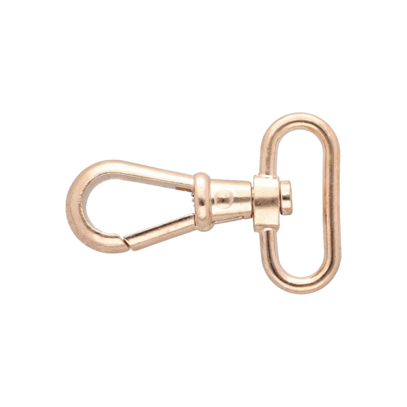 METAL SNAP HOOK RF-877 32  MM CYPRIAN LIGHT     GOLD 1 PCS