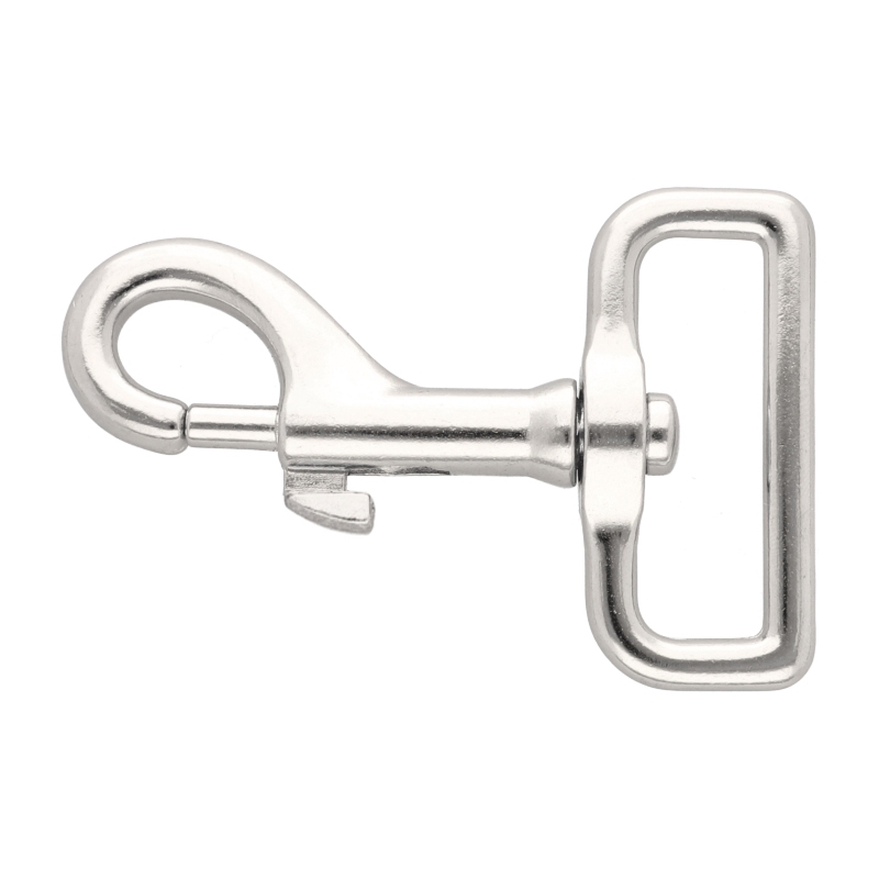 METAL SNAP HOOK 38 MM  MELA NICKEL 1   PCS