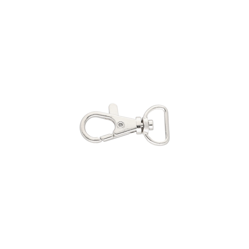 METAL SNAP HOOK 12 MM NICKEL 100 PCS