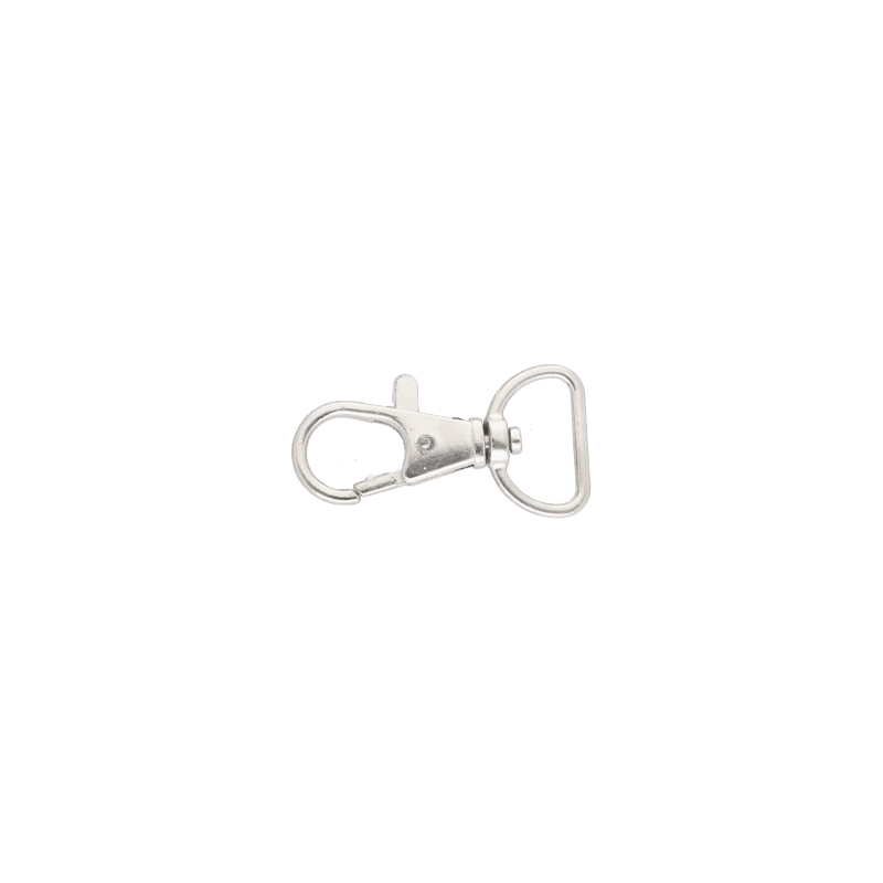 METAL SNAP HOOK 16 MM NICKEL 100 PCS