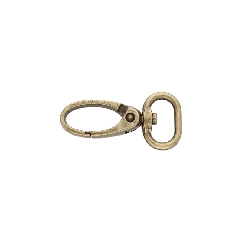 METAL SNAP   HOOK&nbsp0037 15 MM OLD GOLD 100 PCS