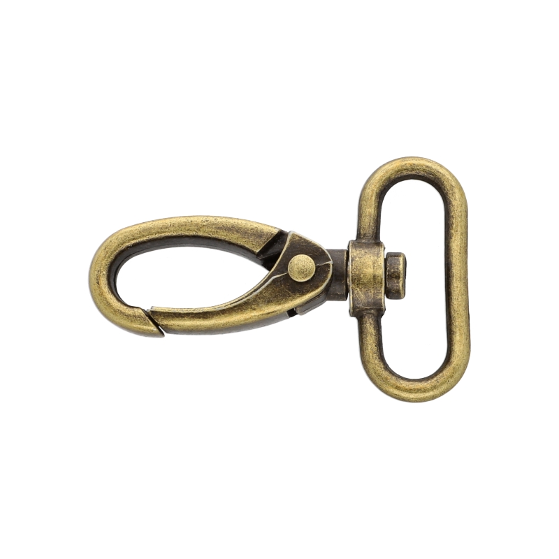 METAL SNAP HOOK 0325-0152 32 MM OLD GOLD 1    PCS