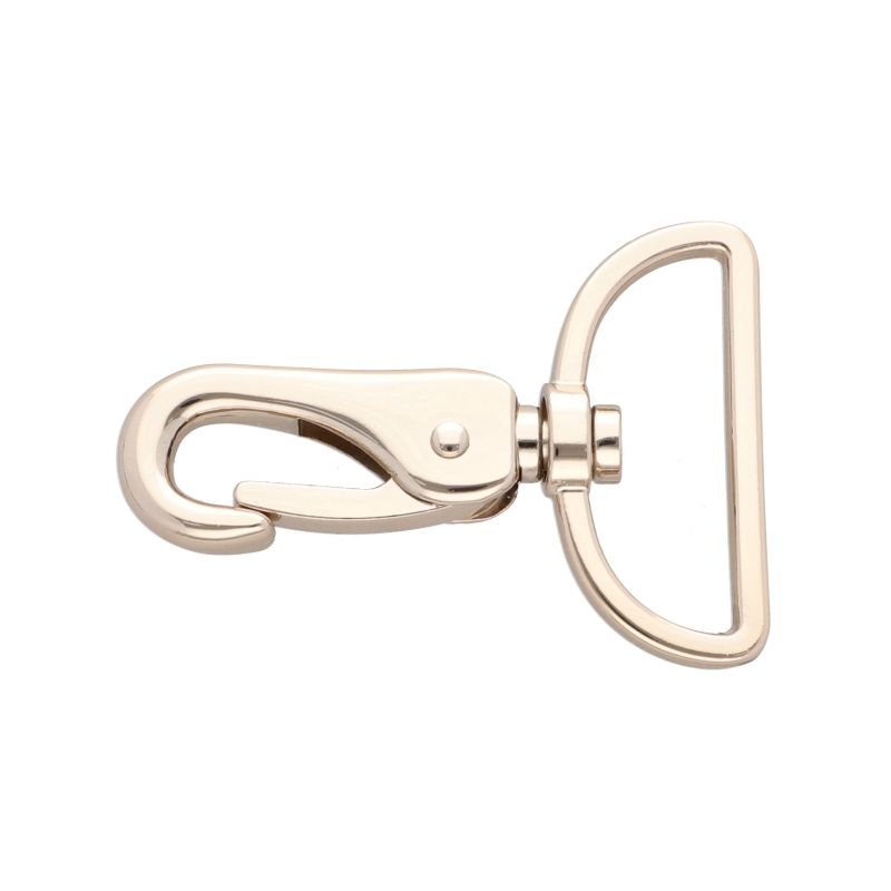 EXTRA SHINING METAL SNAP HOOK YME3112(0276) 38   MM  ALEKSANDER LIGHT GOLD 1 PCS