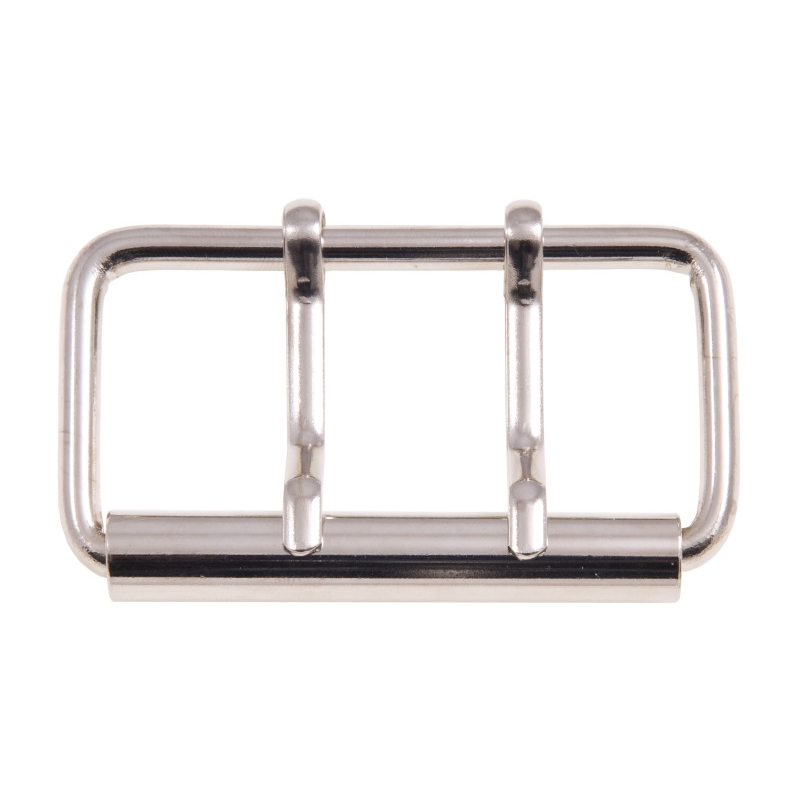 METAL ROLLER BUCKLE DOUBLE 70/30/5 MM NICKEL WIRE  10 PCS