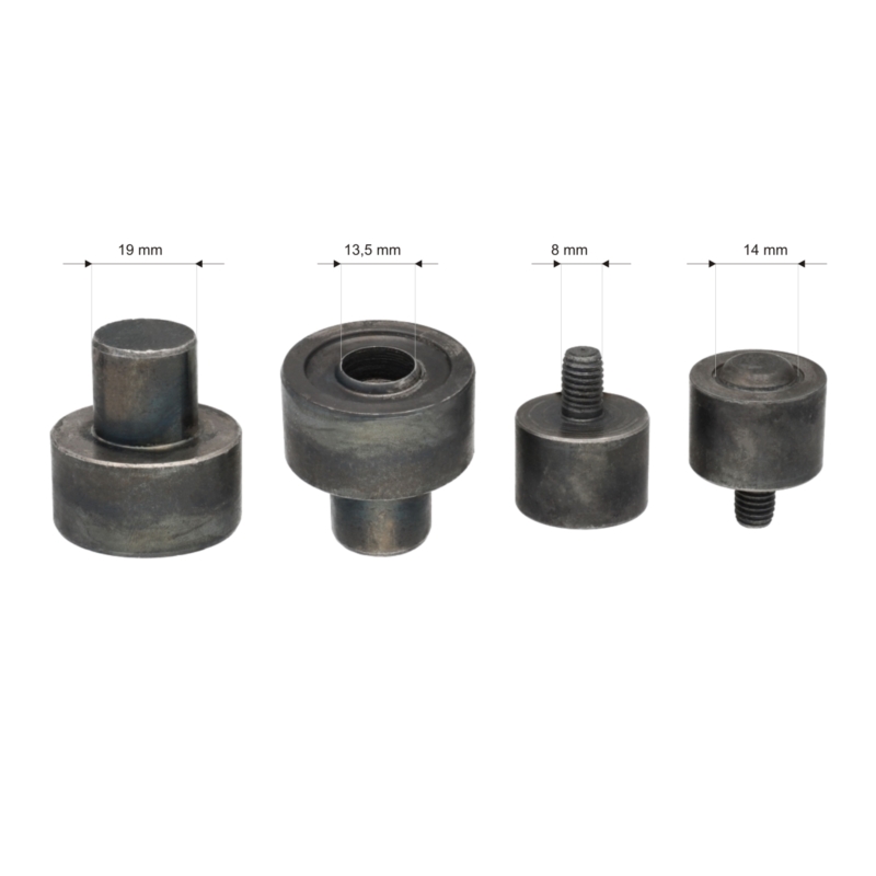 FIXING SET  FOR STAINLESS METAL EYELET 13,5/25/8,5 MM SET