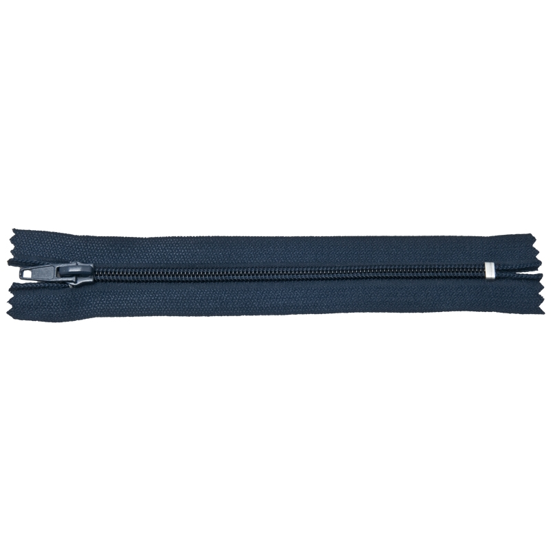 NYLON READY ZIPPER 5 AUTO LOCK CLOSE END 18 CM (919) NAVY BLUE 50 PCS