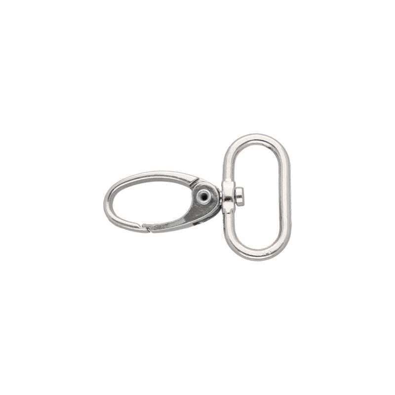 KARABINERHAKEN RF-850 25 MM  NICKEL    100 ST.