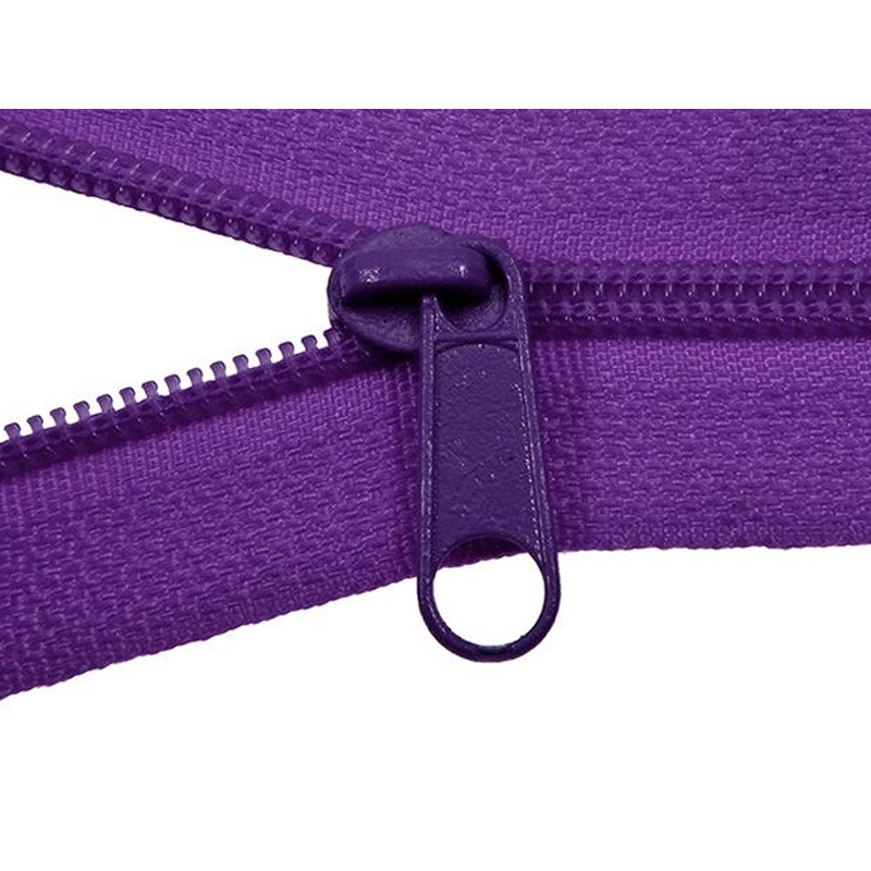 SLIDER FOR NYLON ZIPPER TAPES 5 NON LOCK VIOLET 100/500 PCS